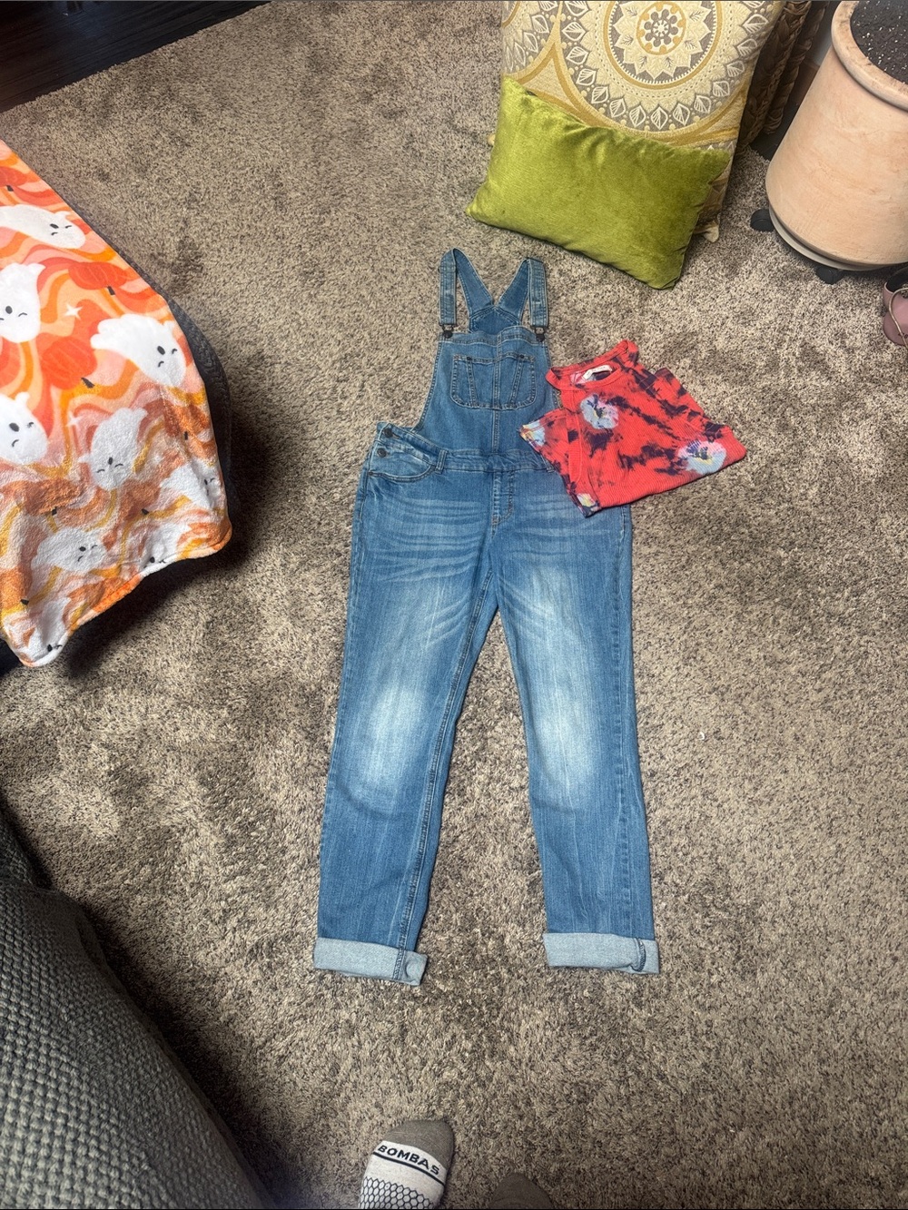 Mossimo Supply Co. Blue Denim Women's Overalls